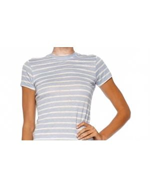 FRAME Stripe Baby Tee - Black