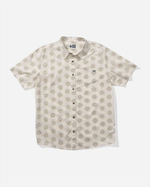 Salty Crew Uni Farm Short Sleeve Button Shirt - White