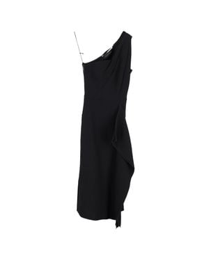 Roland Mouret Vestido Rivoli Midi Dress - Black