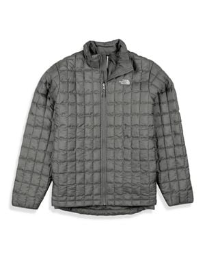 The North Face Thermoball Puffer Jacket Insulated Full Zip App2858 - Gray