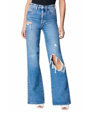Blank NYC Franklin Straight Rip Pants - Blue