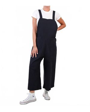 TEAK Lennon Cropped Overall - Blue
