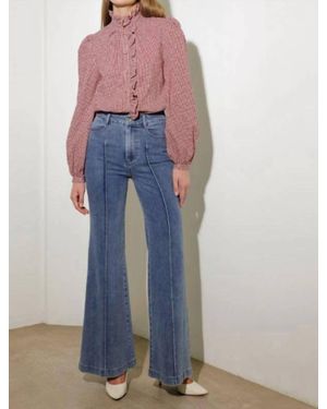 FREEMARKET Venus Flare Leg Jeans - Blue