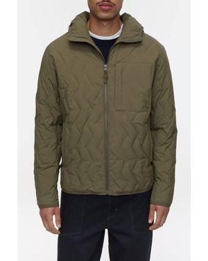 Closed Quilted Jacket - Green