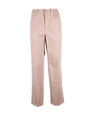 Barena Mid-Rise Stretch Straight-Leg Jeans - Pink