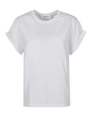 Victoria Beckham Tilly Relaxed-Fit Cuffed T-Shirt - White