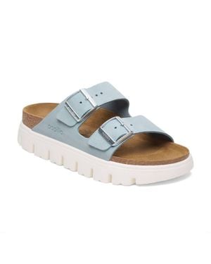 Birkenstock Arizona Chunky Suede Sandal - Blue