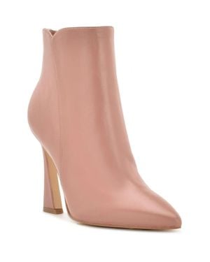 Nine West Torrie Dress Wntorrie-120 Leather Booties Zpo2561 - Pink