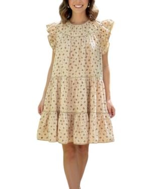 Storia Lorraine Mini Dress - Natural