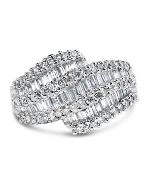 Haus of Brilliance 14K Diamond Cocktail Ring Band - Metallic