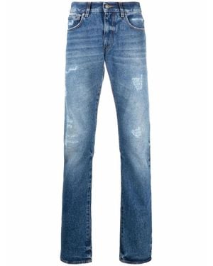 424 Straight-Leg Denim Jeans With Classic Five-Pocket Styling - Blue