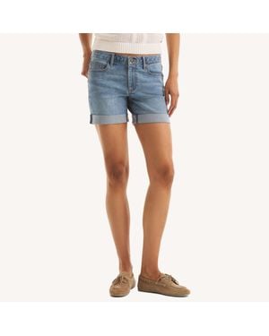 Nautica Cuffed Denim Short - Blue
