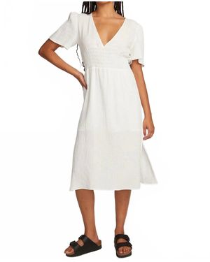 Chaser Brand Palmer Midi Dress - White