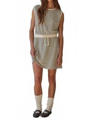 By Together Swen Striped Sleeveless Dress - Multicolor