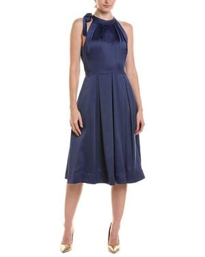 Maison Tara Midi Dress - Blue