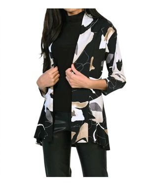 FRANK LYMAN Throw-Over Jacket - Black