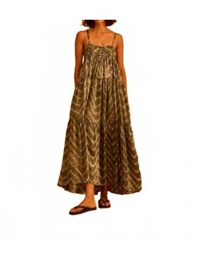 Kinga Csilla Shiloh Neroli Maxi Dress - Brown