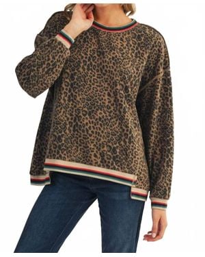 Jodifil Color Rib Band Detail Pullover - Black