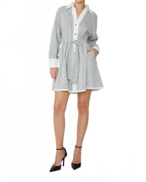 JS71 Sabina Mini Dress - Gray