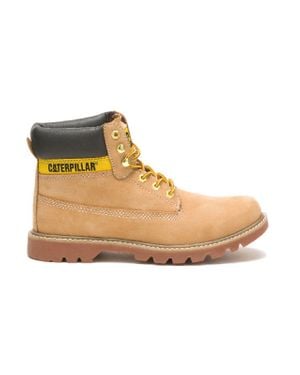 Caterpillar  CAT Footwear Caterpillar Colorado 2.0 Honey Tan Leather Hiking Ankle Boots - Black