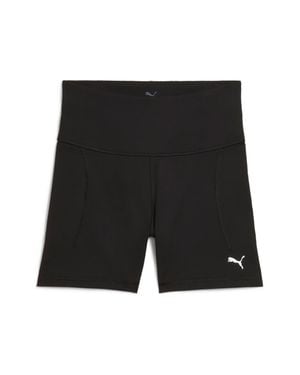 PUMA Cloudspun High-Waist 5" Tight Shorts - Black