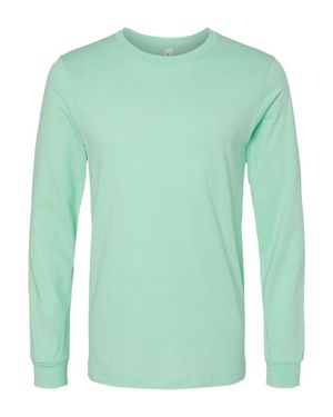 Bella Canvas Jersey Long Sleeve Tee - Green