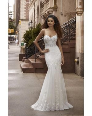 Mori Lee Trumpet Style Bridal Gown - Natural