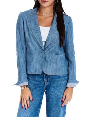 Drew Oakley Denim Blazer - Blue