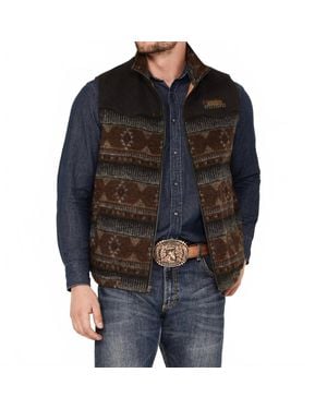 Cinch Southwestern Concealed Carry Vest - Black