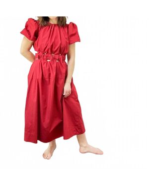 Sincerely Ours Olivia Midi Dress - Red