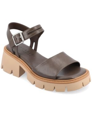 Journee Collection Collection Tru Comfort Foam Tillee Sandals - Gray