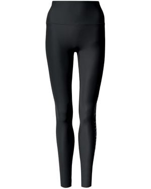 Perfect Moment High-Waist Graphic Trekking Leggings - Black