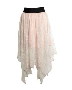 Maje Lace Skirt - Natural