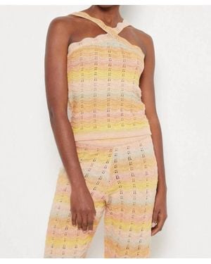 Lisa Todd Summerscape Halter Top - Natural