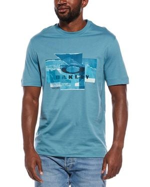 Oakley Mountain Camo T-Shirt - Blue