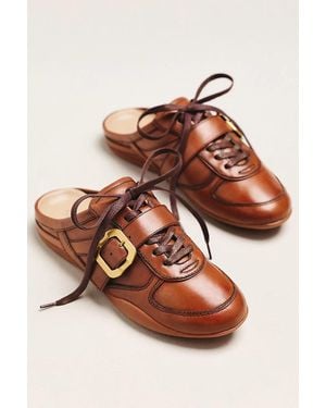 Silent D Glorya Sneaker Mules - Brown
