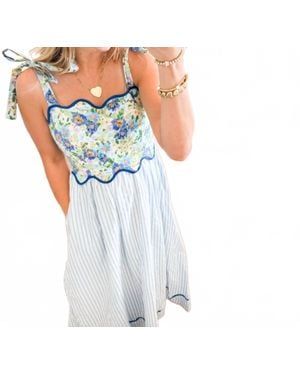 ..,merci Postiano Midi Dress - Blue