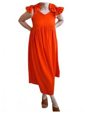 Altr Beau Midi Dress - Red