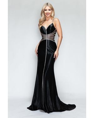 TRUEDAMES Carpet Dress Sweetheart Mermaid Prom Gown - White