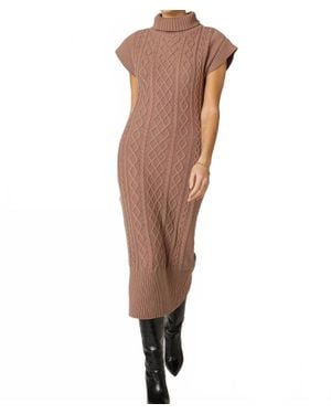 Cleobella Shana Midi Dress - Brown