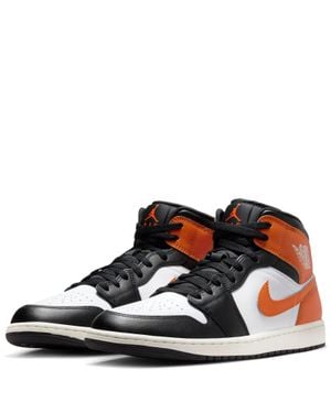 Nike Air Jordan 1 Mid Dq8426-801 Sneakers Lifestyle Shoes Mew1445 - Black