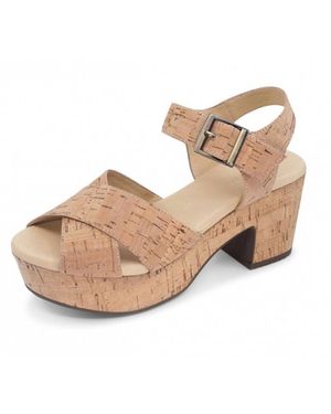 Chocolat Blu Gino Wedge Sandal - Brown