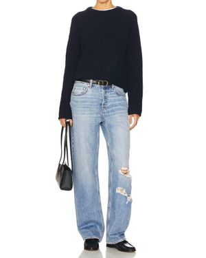 GRLFRND Bella Low Rise Boyfriend Jeans - Blue