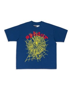 Sp5der Legacy Logo Hw T-Shirt - Blue