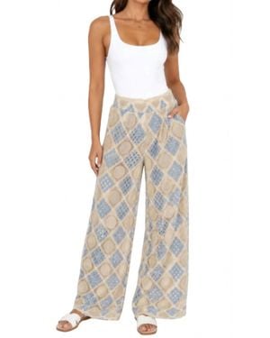 Strut & Bolt Water Sound Wide Leg Pants - White
