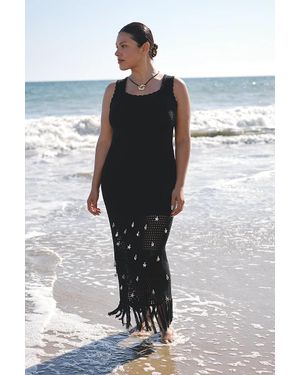En Saison Plus Dahlia Cover-Up Dress - Black