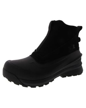 The North Face Chilkat V Zip Suede Pull On Winter & Snow Boots - Black