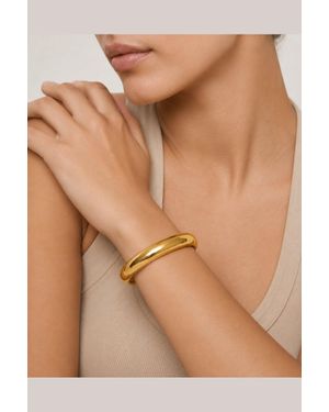 Akalia Bardot Waterproof Domed Cuff Bracelet - Natural