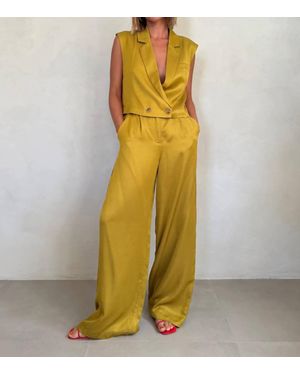 Jijil Claudie Wide Leg Pants - Yellow
