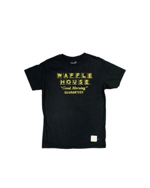 The Original Retro Brand Waffle House Tee - Black